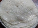 Kalikindi Dosa / Koozh Dosa (Rice Porridge Dosa)