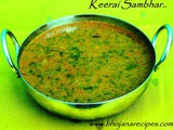 Keerai (Palak) Sambhar