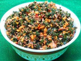 Keerai Thoran / Red Amaranth Stir Fry