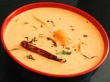 Mambazha Puliserry (Curd based Mango gravy in Cream of Coconut)