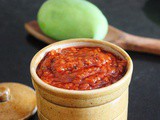 Mangai Thokku (Grated Raw Mango Pickle)