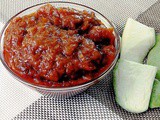 Mangai Thokku (Grated Raw Mango Pickle)