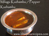 Milagu Kuzhambu / Pepper Corn Gravy