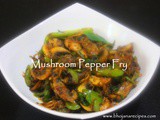 Mushroom Pepper Fry