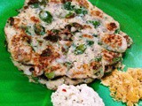 Muzhu Ulunthu & Thinai Adai (Spicy Whole blackgram & Foxtail Millet dosa)