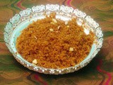Okkarai (a Diwali sweet with lentils and jaggery)