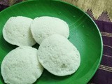 Pacharisi Idli / Idli for Vrat days