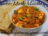 Paneer Methi Masala