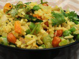 Puffed Rice Vegetable Upma - The quickest breakfast