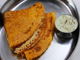 Puli Dosa / Tangy Tamarind Dosa