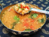 Sundal Rasam (Mixed Pulses Soup)