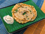 Suraikkai Adai /Bottle Gourd and Lentils Dosa