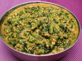 Thandu Keerai Kootu / Amaranth leaves with Lentils