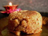 Thriuvadhirai Kali (Sweet pudding from roasted rice)