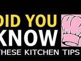 Tip #56: Did you know these Kitchen Tips