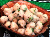 Wheat Kara Kozhukattai (Hot and Steamed Wheat Balls)