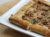 Mushroom, Bacon & Caramelized Onion Tart