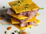 Millefoglie di polenta con cavolfiore profumato di Sicilia