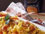 Tagliatelle ceci e prosciutto