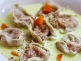 Tortelloni alla zucca in crema di provolone piccante