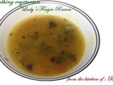 Lady’s Finger/ Okra Rasam / Bendakaya Charu