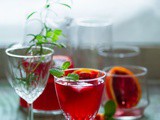 Blood Orange Gin Cocktail Drink