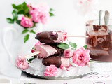 Chocolate Covered Rose Popsicles