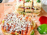 Classic Bombay Sandwich (Indian Style Club Sandwich)
