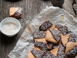 Eggless Chocolate Frosted Coconut Cookies