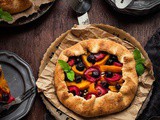 Eggless Mixed Fruit Galette