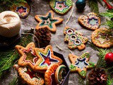 Eggless Stained Glass Ginger Cookies