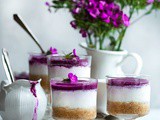 No Bake Jamun Cheesecakes