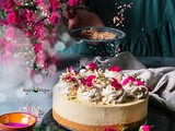 No Bake Thandai Cheesecake