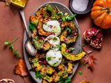 Roasted Pumpkin with Pesto & Burrata