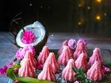 Rose Coconut Modak