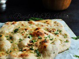 Stuffed Cheesy Spinach Naan