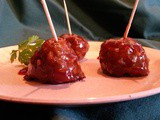 Cranberry Orange Mini Meatballs