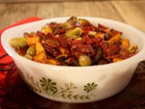 Maple Roasted Sprouts and Sweet Potatoes