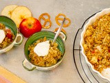 Apple Crumble mit Salzbrezeln & Haferflocken – köööstlich