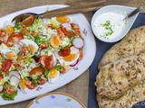 Ei, Ei, Ei – Osterreste im Salatgewand & Körner-Brot-Zöpfchen