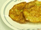 Bake With Bizzy - Crispy Baked Zucchini potato Pancakes - CEiMB