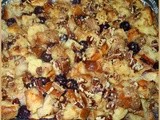 Cherry Bread Pudding