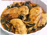 Chicken & Mushrooms in Wine Sauce