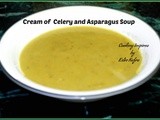 Cream of Celery and Asparagus Soup - Cooking Inspired