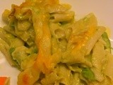 Creamy Avocado Penne and Cheese - Avoroni Macacado