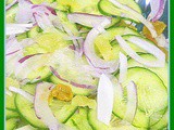 Cucumber Salad with Chrystallized Ginger