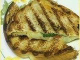 Grilled Mozzarella, Basil and Tomato Sandwich - Gluten-free