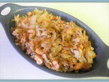 Nutty Cabbage & Shallot Stir Fry