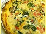 Potato, Brussels Sprouts and Goat Cheese Pie