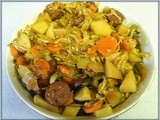 Potato Cabbage Sausage Dinner